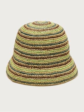 J Crew Straw Bucket Hat